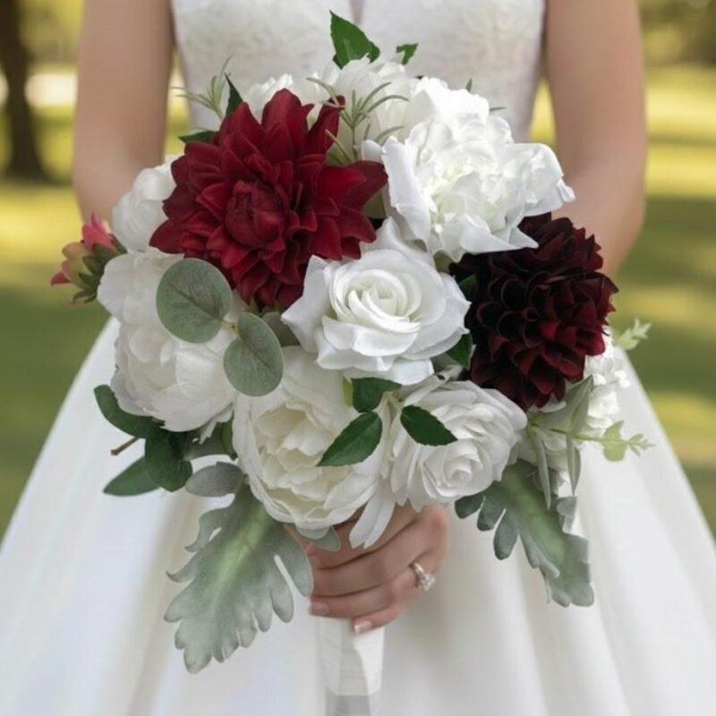 Whimsical Wedding Flowers | Multi-Color Wildflower and Ranunculus Arrangement